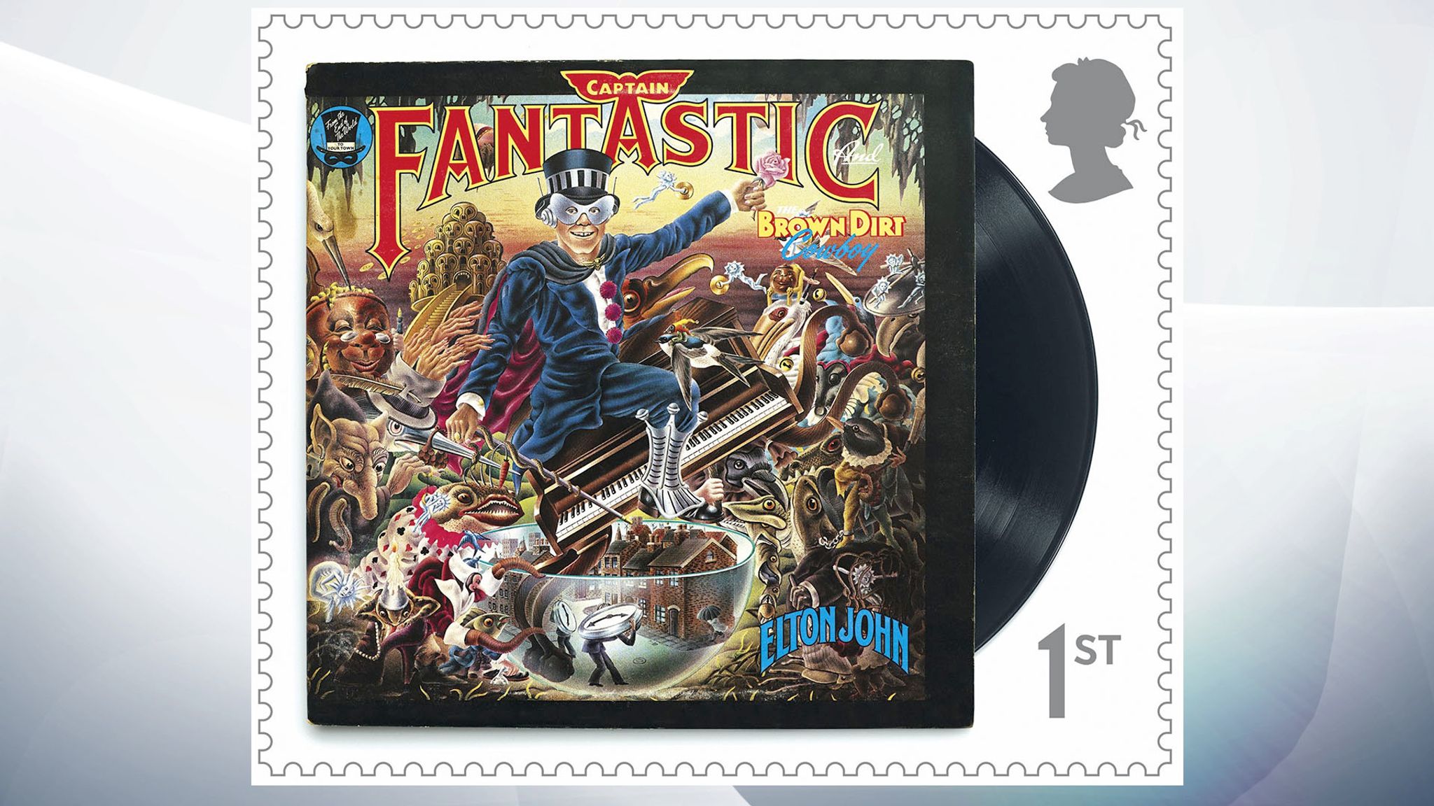 Sir Elton John's music celebrated in set of Royal Mail stamps | Ents ...