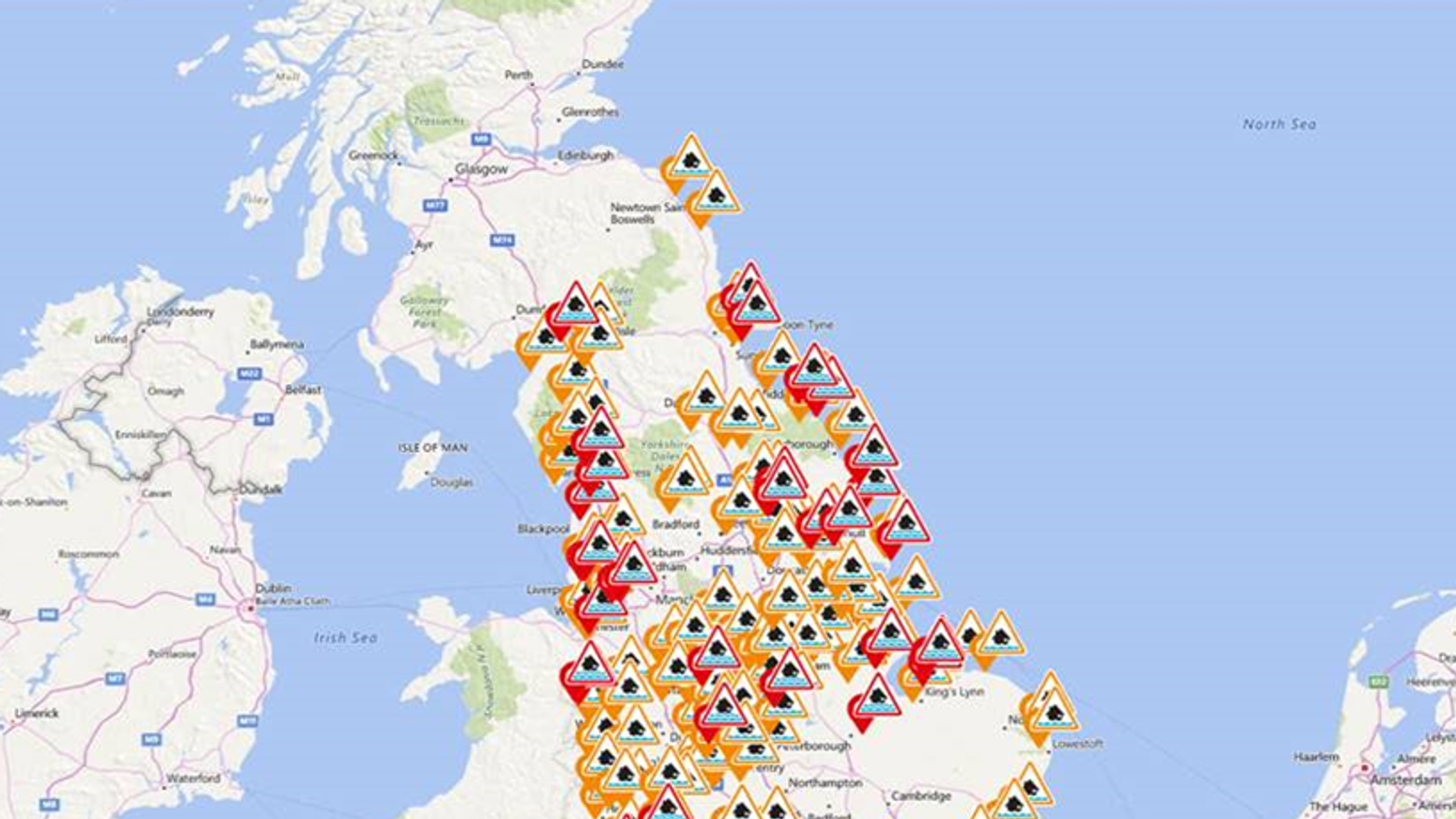 UK weather: 'Danger to life' warning as two weeks of rain to fall in ...