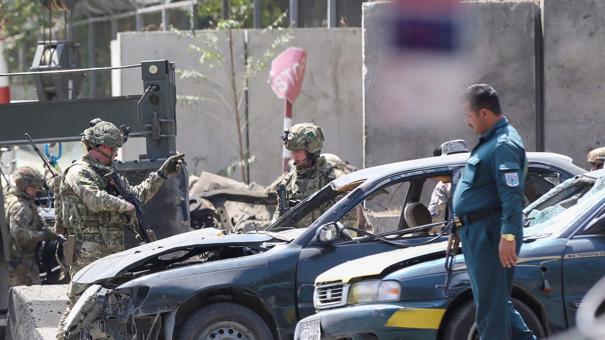 US and Romanian soldiers among dead in Kabul suicide bombing | World ...