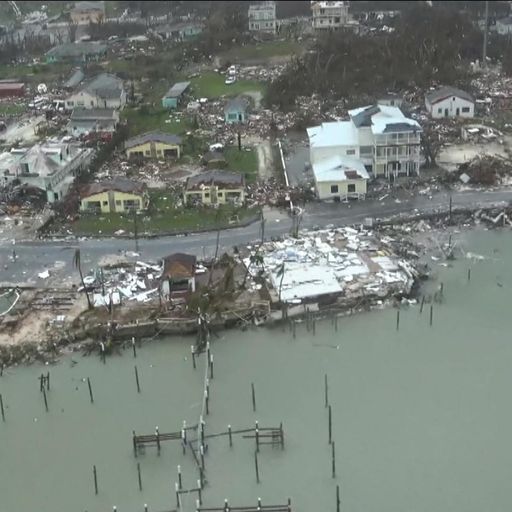 Before and after images show destruction across Bahamas