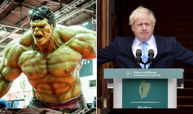 Boris Johnson likens UK to Hulk as Brexit secretary says 'landing zone' in sight for deal