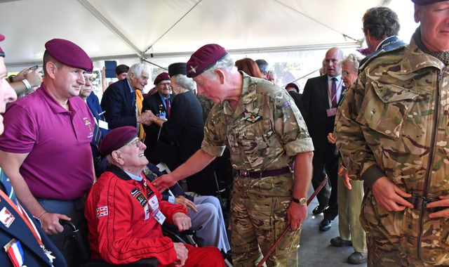 Arnhem: Veteran, 97, completes parachute jump to mark 75th anniversary memorial