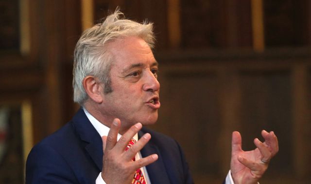 John Bercow tells Boris Johnson not to break Brexit law like a 'bank robber'