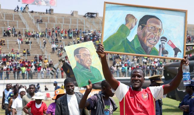 Acres of empty seats as Zimbabwe says goodbye to Robert Mugabe