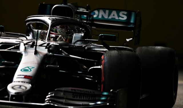 Singapore GP Practice Two: Lewis Hamilton ahead of Max Verstappen