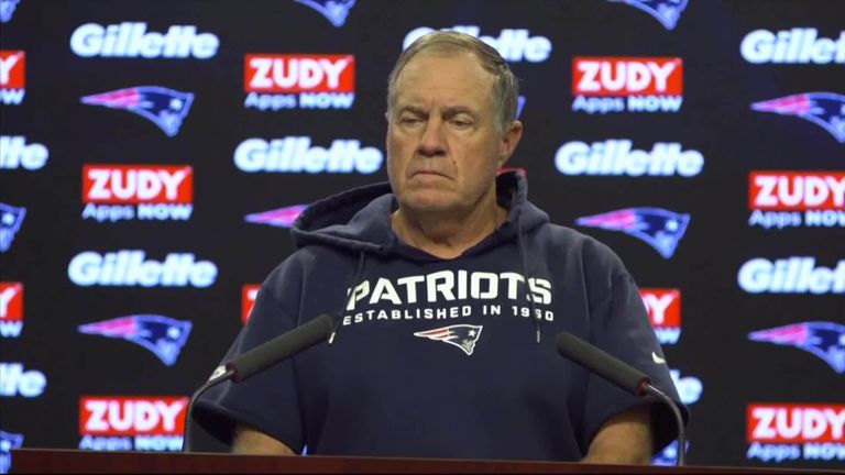 Belichick Walks Out Of Press Conference | Video | Watch TV Show | Sky ...