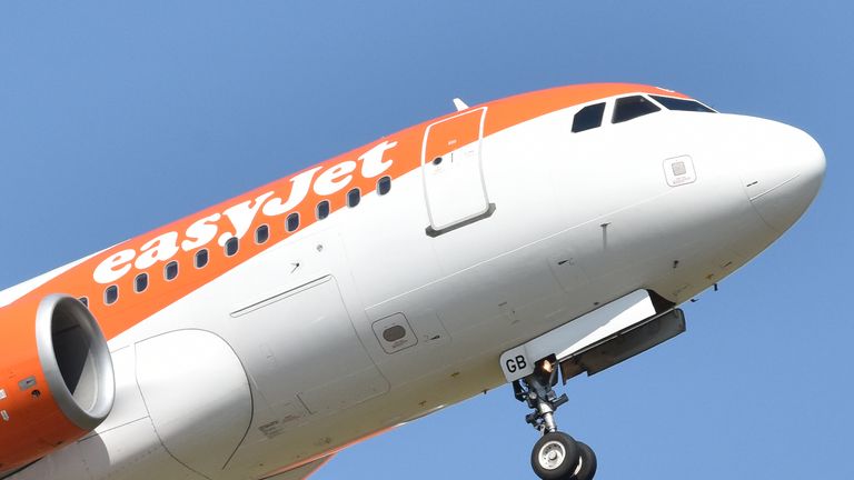 SOUTHEND ON SEA, ENGLAND - JULY 03: An EasyJet airplane takes off from Southend airport on July 3, 2018 in Southend on Sea, England. (Photo by John Keeble/Getty Images)