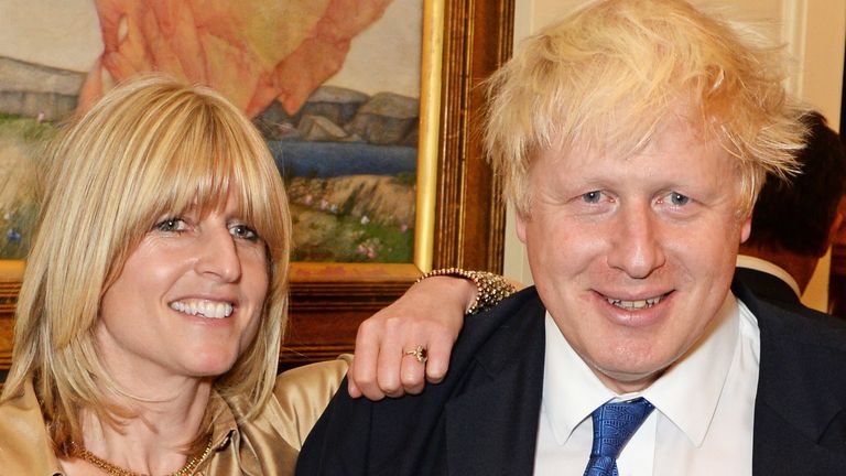 Rachel Johnson and Boris Johnson