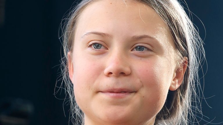 NEW YORK, NEW YORK - SEPTEMBER 20: Activist Greta Thunberg leads the Youth Climate Strike in an effort to promote awareness and change to current global enviornmental  policies on September 20, 2019 in New York City. (Photo by John Lamparski/WireImage)