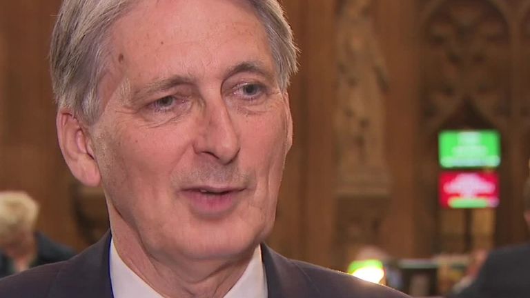 Philip Hammond told Sky News he had seen &#39;no evidence&#39; of government negotiations to prevent a &#39;catastrophic&#39; no deal.