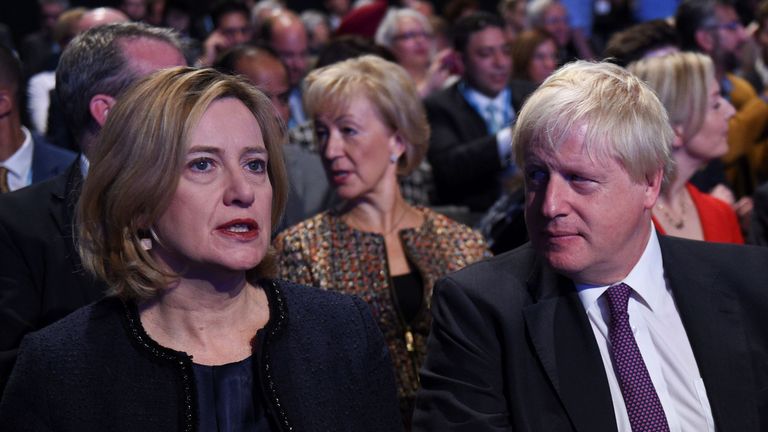 Amber Rudd The Latest News From The UK And Around The World Sky News   Skynews Amber Rudd Boris Johnson 4768209 