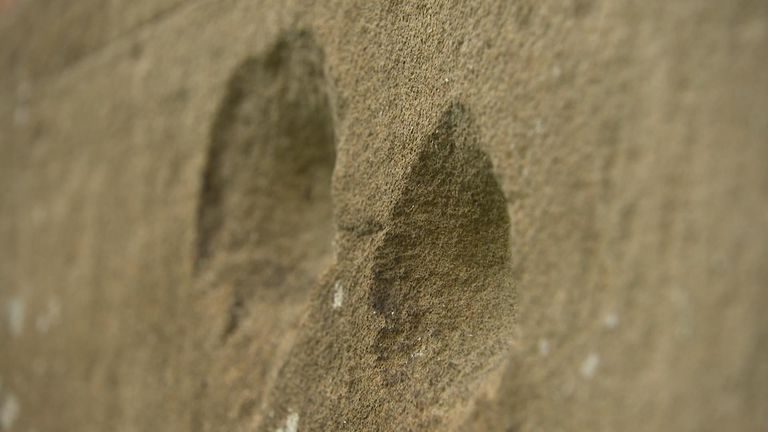Dents in a church wall in Worcester have long-convinced historians the battle took place there