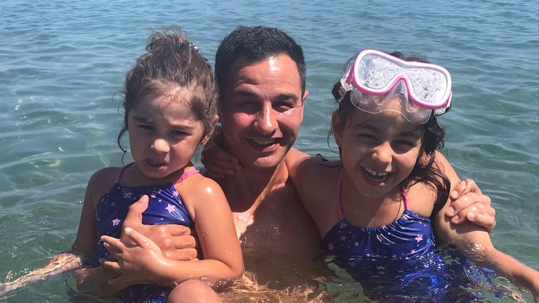 Andy Chapman is on holiday in Cyprus with his wife and two daughters