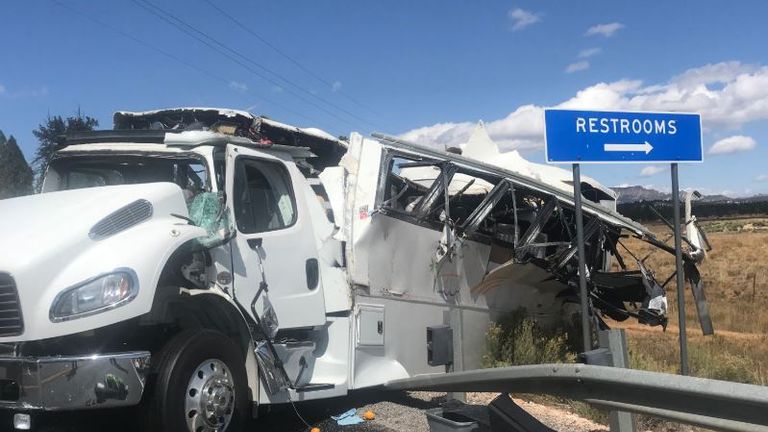 Scene of the fatal incident (Pic: Garfield County Sheriff's Office)