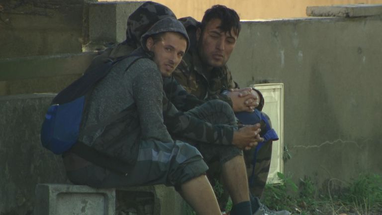 Migrants in Calais are hoping to reach the UK for a better life