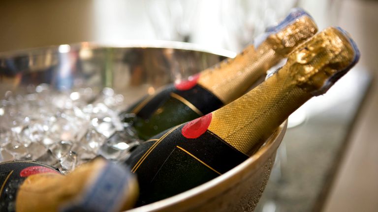 Champagne makers are stockpiling large numbers of bottles ahead of Brexit