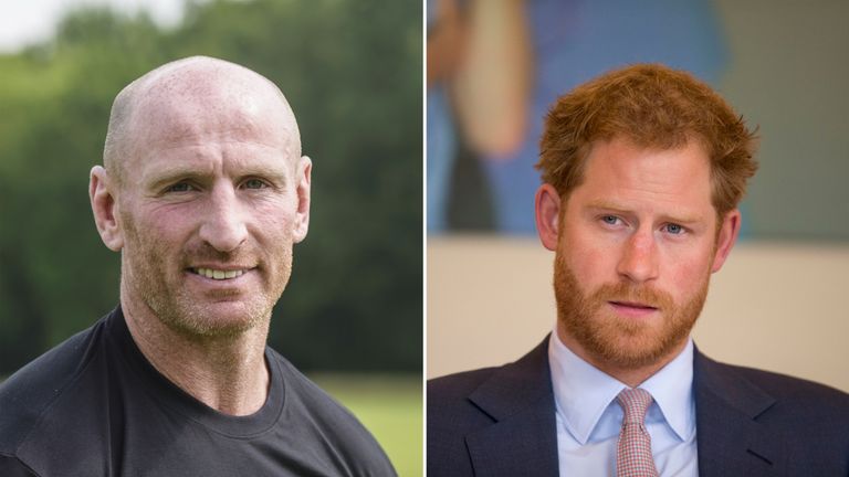Gareth Thomas and Prince Harry will work together