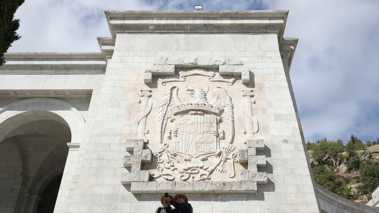 Around 34,000 people are buried at The Valley of the Fallen site in Spain