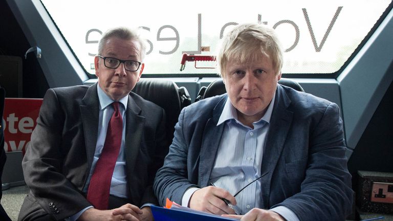 David Cameron condemned Leave campaigning by Michael Gove and Boris Johnson