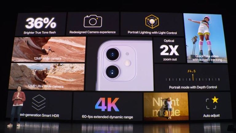 The camera was the biggest talking point of the new iPhones