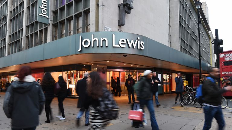 John Lewis on Oxford Street in London