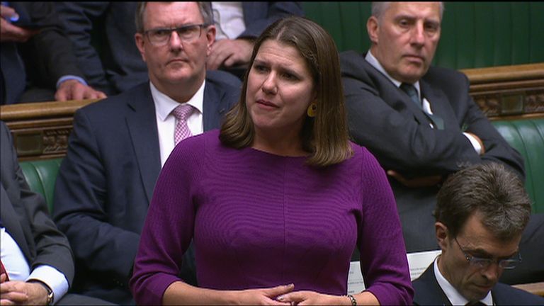 Lib Dem leader Jo Swinson reveals she has reported to the police a threat against her child.