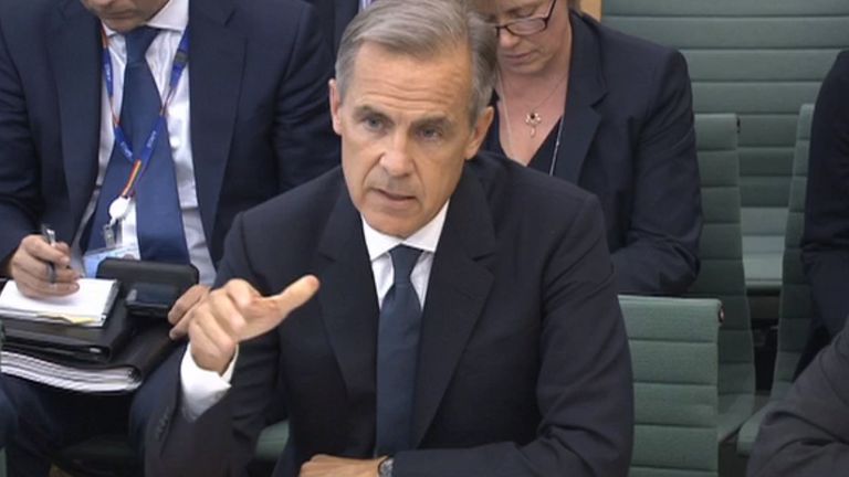 Mark Carney told MPs Brexit preparations would be more advanced given more time