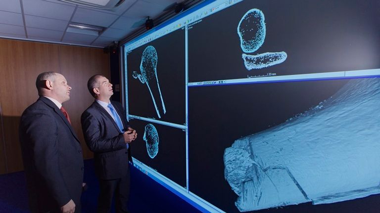 The technology has been used to scan victims in complex murder cases. Pic: WMG, University of Warwick