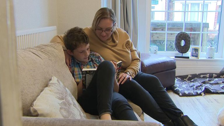 Matthew Lessells was diagnosed with Meningitis B as a one-year-old. With mother Gemma