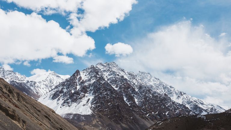 A group of British climbers had an accident on a peak in north Pakistan. File pic