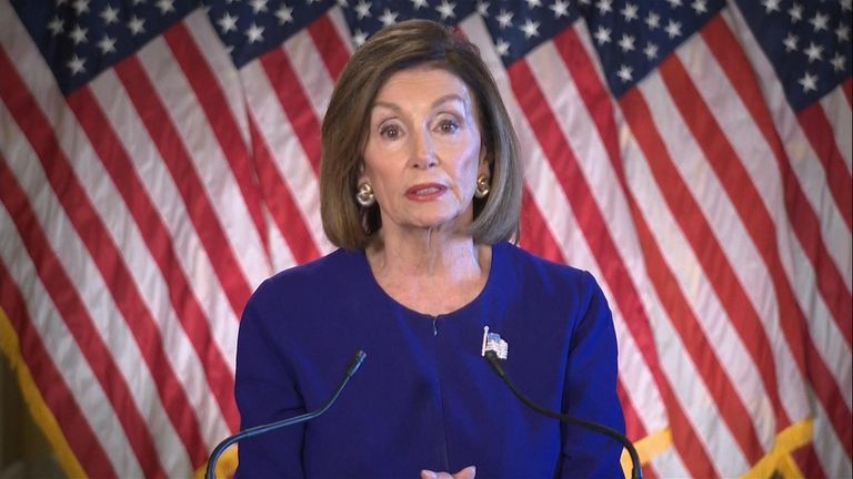 Speaker of the House of Representatives, Nancye Pelosi, said that president Trump has 'betrayed his oath of office'