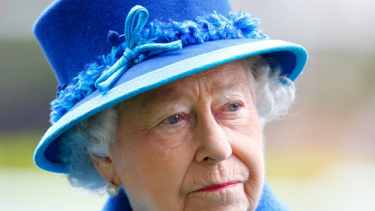 
ASCOT, UNITED KINGDOM - OCTOBER 18: (EMBARGOED FOR PUBLICATION IN UK NEWSPAPERS UNTIL 48 HOURS AFTER CREATE DATE AND TIME) Queen Elizabeth II attends the QIPCO British Champions Day at Ascot Racecourse on October 18, 2014 in Ascot, England. (Photo by Max Mumby/Indigo/Getty Images)