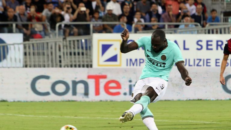 Romelu Lukaku was racially abused before and after his penalty, the winner in Inter's 2-1 win