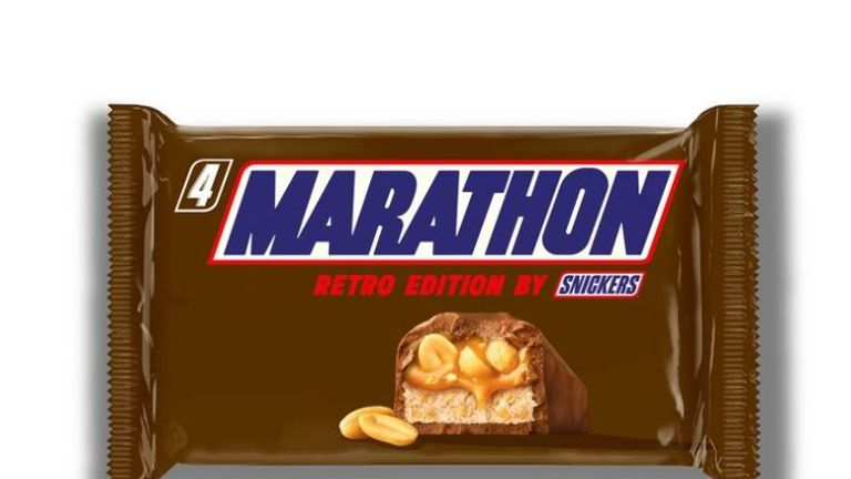 Marathon bars were renamed to Snickers almost three decades ago