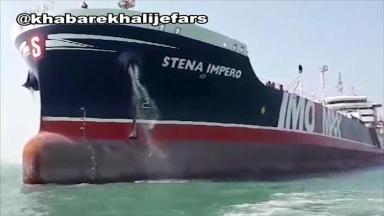 British-flagged oil tanker held in Iran for several weeks leaves Bandar Abbas