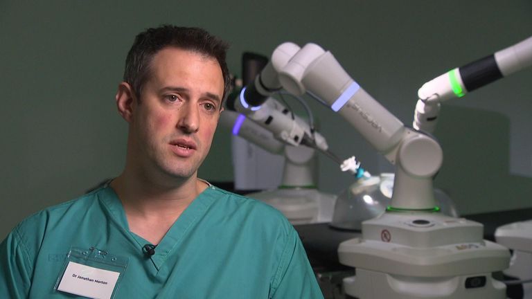 Jonathan Morton is among a handful of physicians who have tried out the machinery.