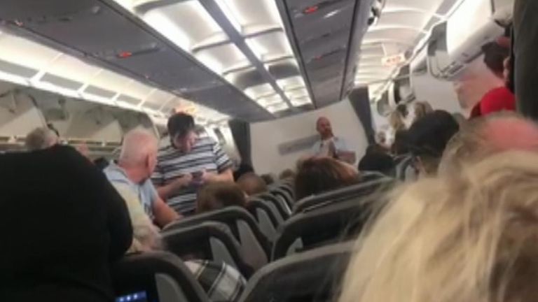 Thomas Cooks Final Flight Crew Moved To Tears By Passenger Whip Round Business News Sky News