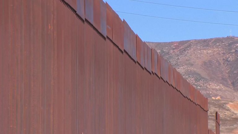 Trump Visits 'virtually Impenetrable' Us-mexico Border Wall 