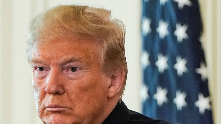 U.S. President Donald Trump faces a joint news conference with Australia’s Prime Minister Scott Morrison in the East Room of the White House in Washington, U.S., September 20, 2019. REUTERS/Joshua Roberts