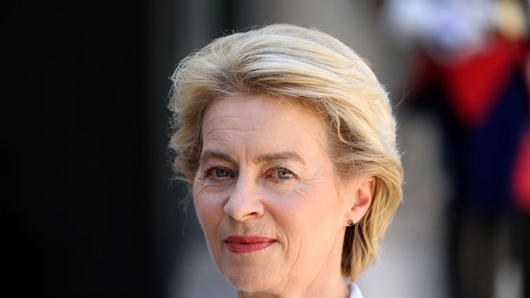 Ursula von der Leyen is the European Commission's incoming president 