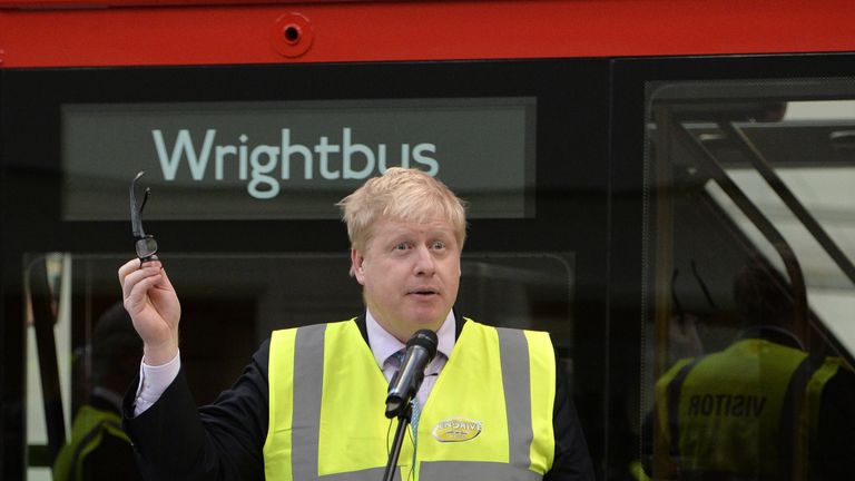 Wrightbus makes the Routemasters commissioned by Boris Johnson as Mayor of London