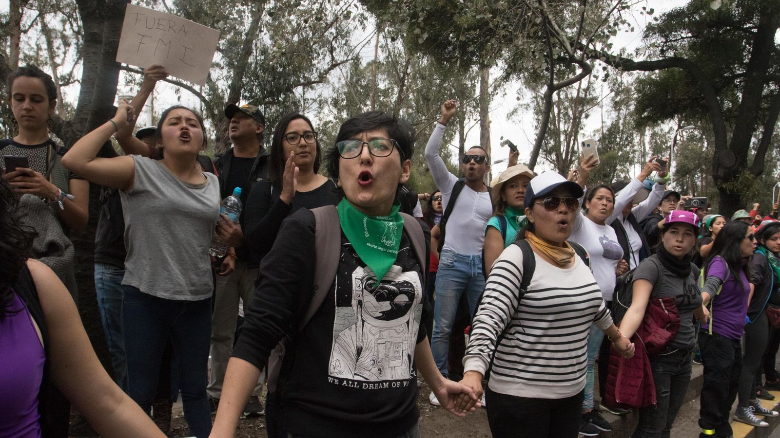 Ecuador protests Army moves into capital Quito to combat increased