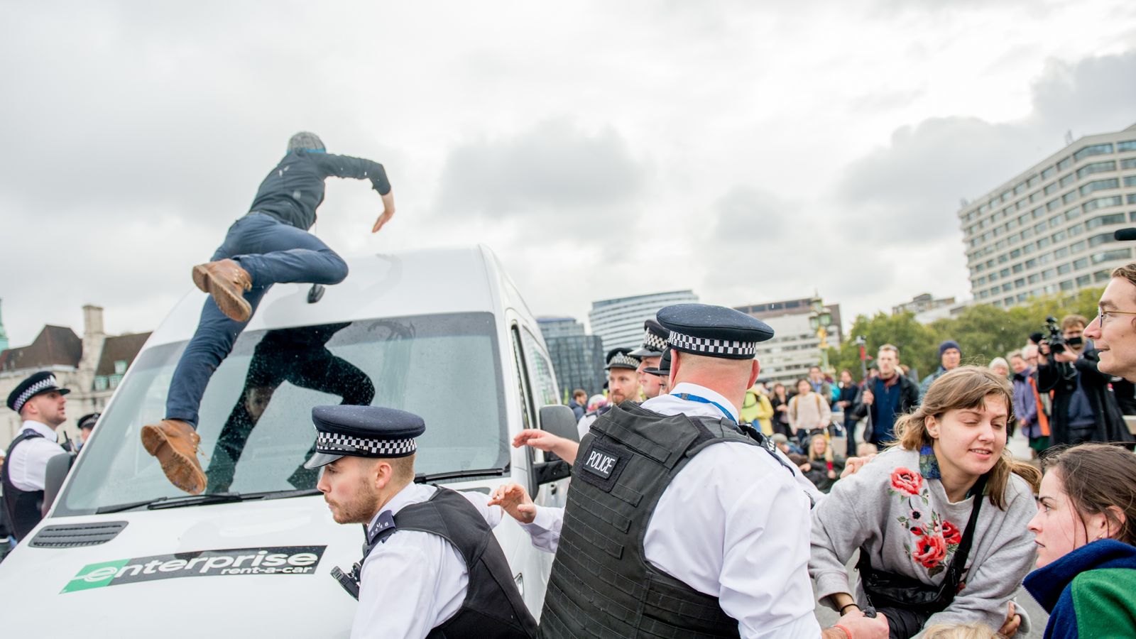 Extinction Rebellion: 148 arrested as protesters bring ...