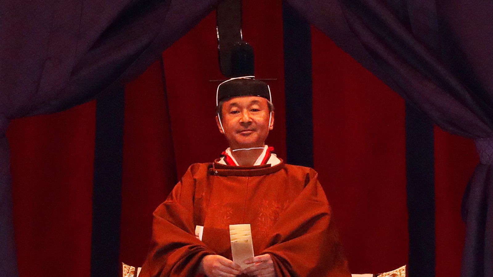 Japan's Emperor Naruhito formally declares ascension to throne in