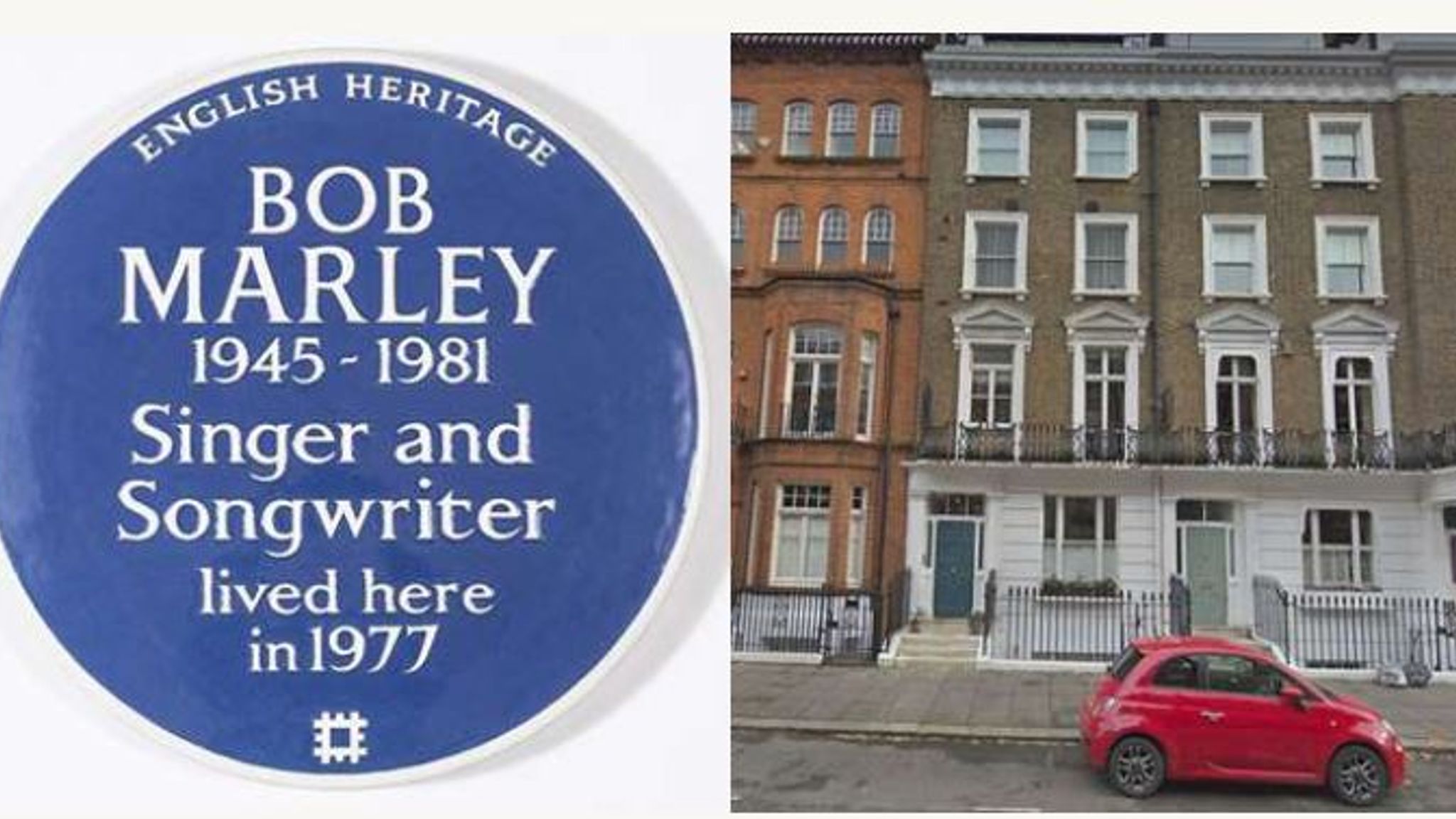Bob Marley house in Chelsea honoured with blue plaque Ents & Arts