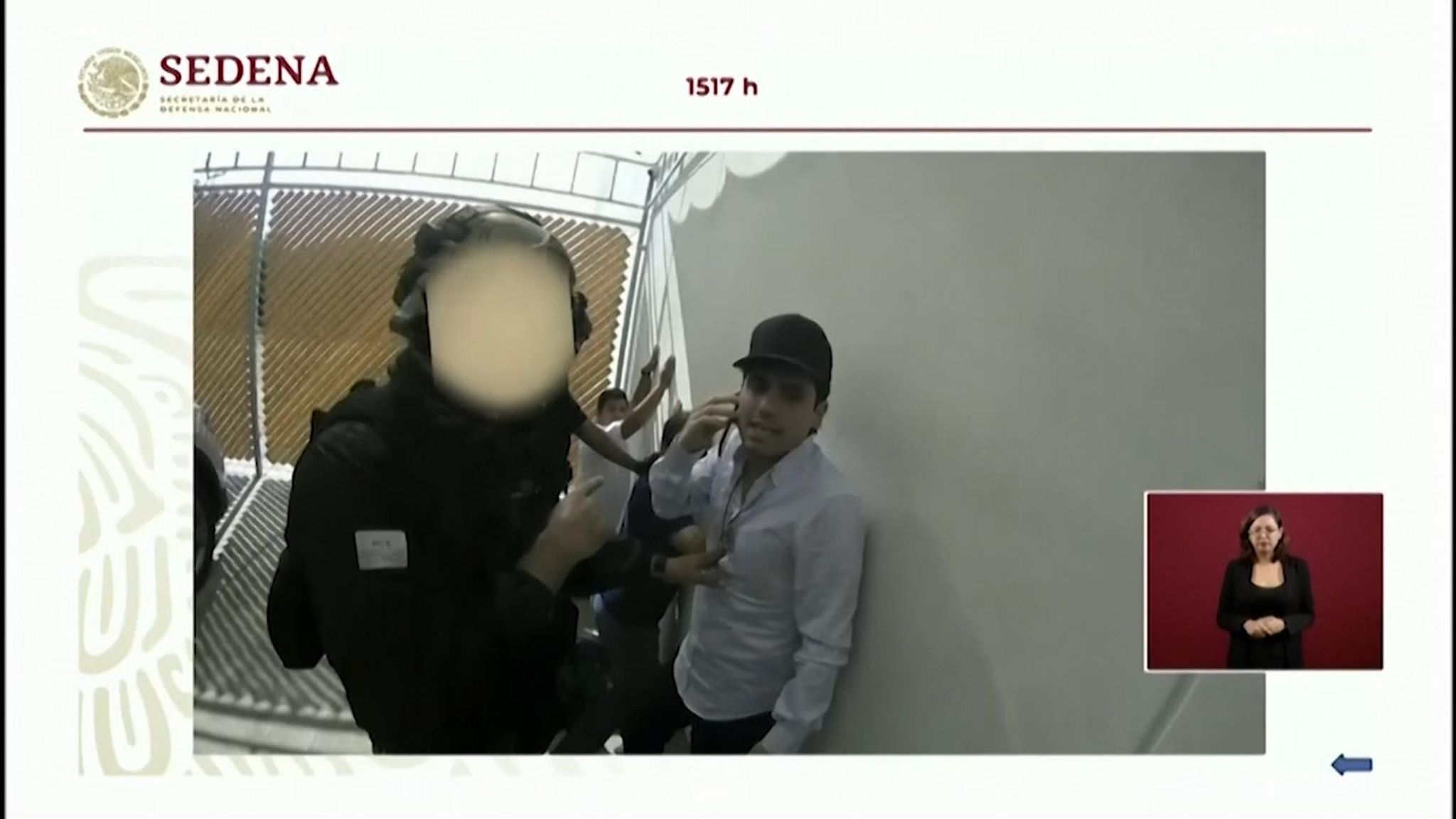 El Chapo son's brief arrest captured in dramatic footage before his