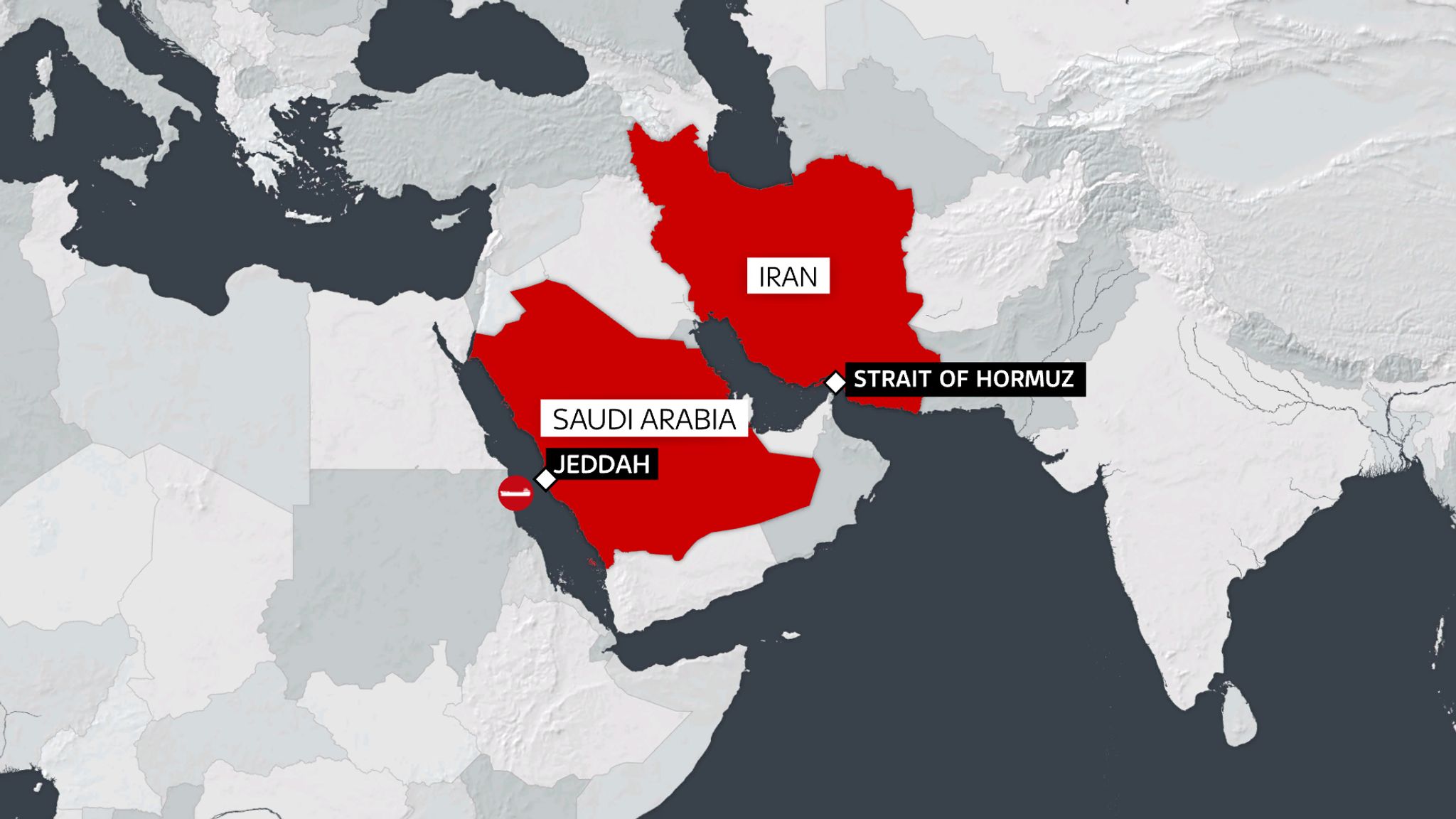 Iranian oil tanker damaged in 'rocket attack' | World News | Sky News
