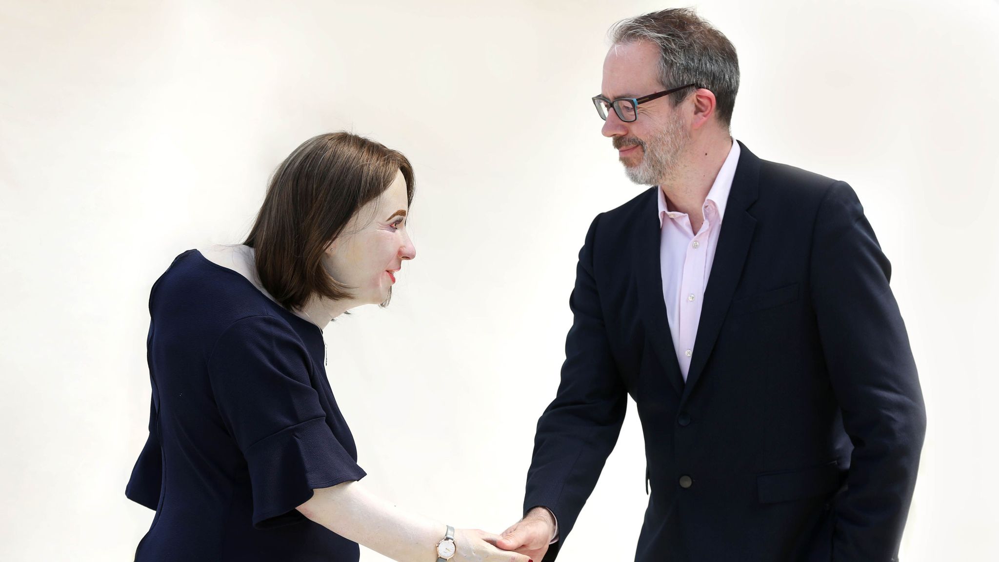 Life-sized model shows what office workers might look like in 20 years ...