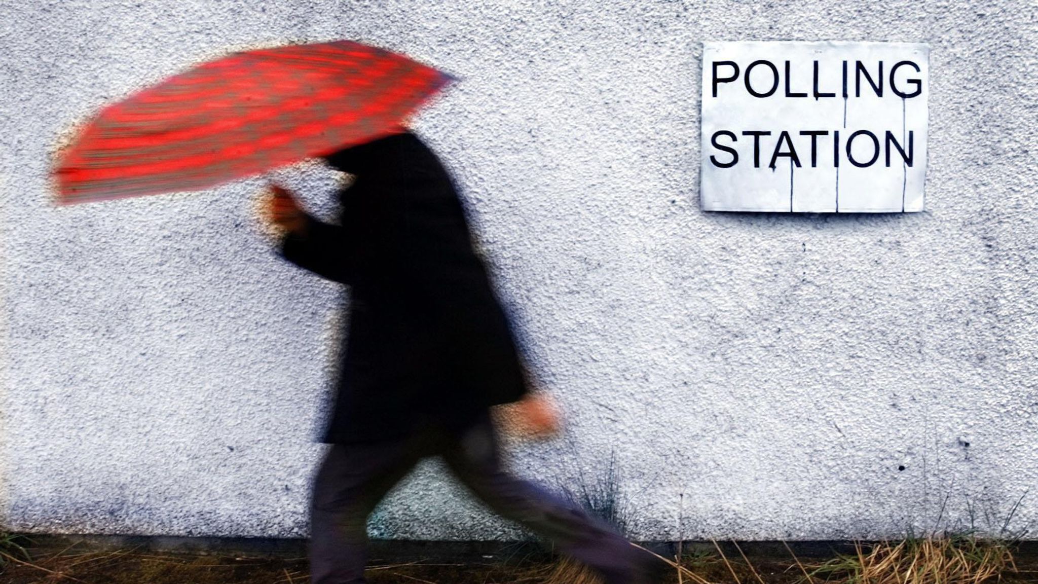 Make his way to. Election Day
