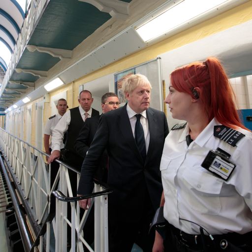 Boris Johnson targets drugs, weapons and phones in prison crackdown